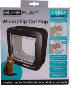 SureFlap Microchip Kattenluik M - Bruin - 12 X 14 Cm -Kattenspeelgoed Winkel 1004x1200 4