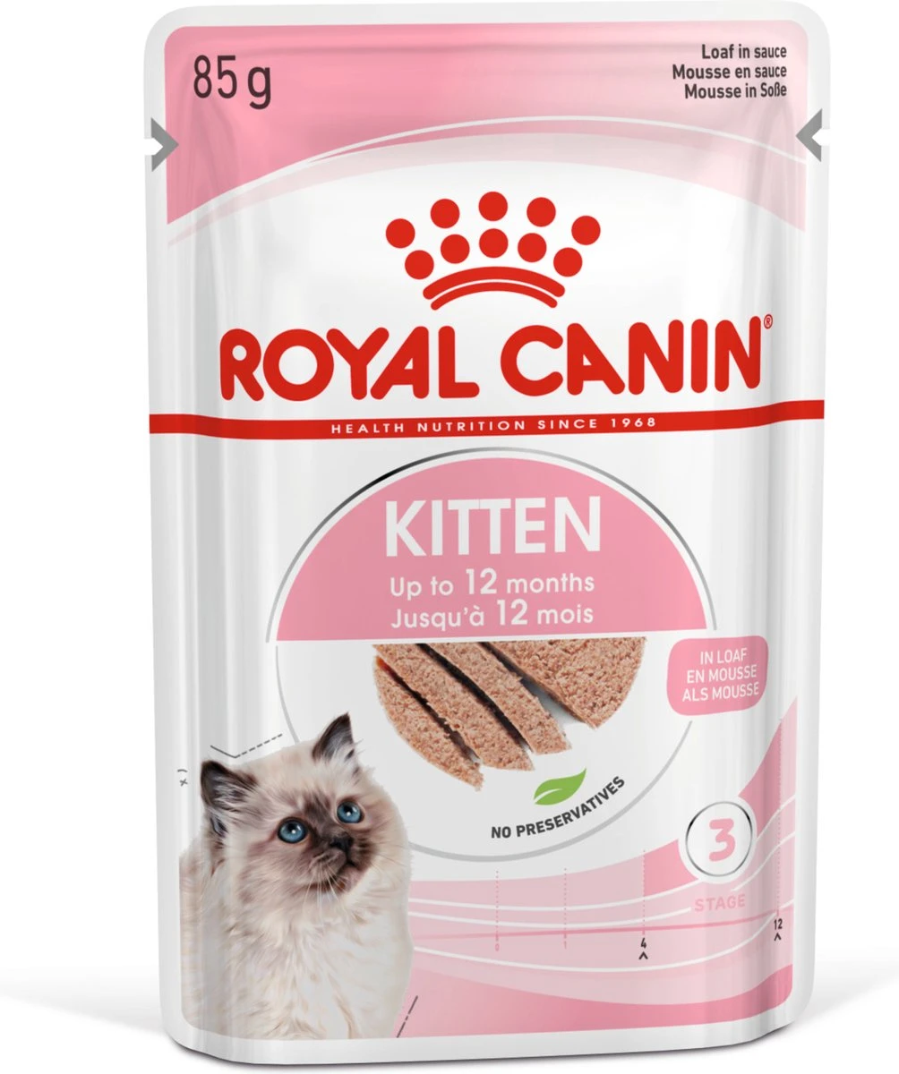 Royal Canin Kitten Loaf - Kitten-Kattenvoer - 12x85 G 3 Royal Canin Kitten Loaf - Kitten-Kattenvoer - 12x85 G