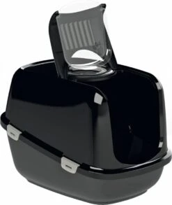 PeeWee Kattenbak XXL EcoDome Startpakket - Zwart - 66,5 X 48,5 X 46,5 Cm -Kattenspeelgoed Winkel 1012x1200 2