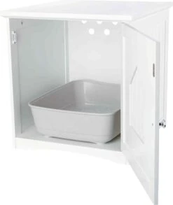 Trixie Kattenmand Huis Wit - 51X49X51 CM -Kattenspeelgoed Winkel 1013x1200