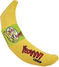 Yeowww! Chicata Banana - Speeltje Voor Katten Met Kattenkruid - De Meest Krachtige Catnip Ter Wereld – Onweerstaanbaar – Katoen – 17.7 Cm - Geel -Kattenspeelgoed Winkel 1056x1200 2