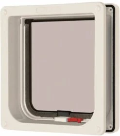 Cat Mate Kattenluik 234 Met Tweewegsluiting - Wit - 19,2 X 20cm -Kattenspeelgoed Winkel 1063x1200 2
