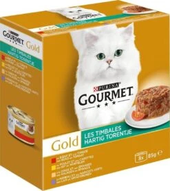 Gourmet Gold Hartig Torentje - Kattenvoer Natvoer - Vlees Met Groente Mix - 48 X 85 G 19 Gourmet Gold Hartig Torentje - Kattenvoer Natvoer - Vlees Met Groente Mix - 48 X 85 G -Kattenspeelgoed Winkel 1071x1200 3