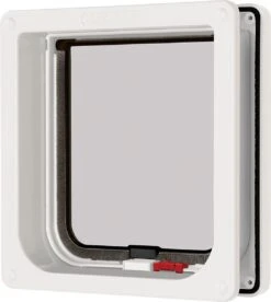 Cat Mate Kattenluik 234 Met Tweewegsluiting - Wit - 19,2 X 20cm -Kattenspeelgoed Winkel 1075x1200 2