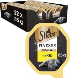 Sheba Finesse - Katten Natvoer - Mousse - Kip - 22 X 85 Gr