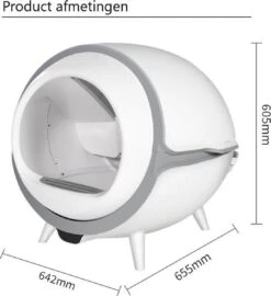 Merkloos Premium Kattenbak - Automatische - Zelfreinigende - Elektrische Kattenbak - Design Kattenbak 16 Merkloos Premium Kattenbak - Automatische - Zelfreinigende - Elektrische Kattenbak - Design Kattenbak -Kattenspeelgoed Winkel 1099x1200 4