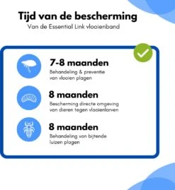 Essential Link Teken- En Vlooienband - Vlooienband Kat – Anti Vlooien – Vlooienmiddel - Tekenband - Diervriendelijk -Kattenspeelgoed Winkel 1103x1200