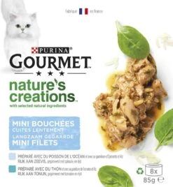 Gourmet Nature's Creations - Kattenvoer Natvoer - Zeevis - 48 X 85 Gr 14 Gourmet Nature's Creations - Kattenvoer Natvoer - Zeevis - 48 X 85 Gr -Kattenspeelgoed Winkel 1104x1200