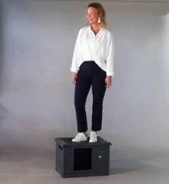 RHRQuality Kattenhuis Voor Binnen En Buiten Kattenhok Villa De Luxe Grijs -Kattenspeelgoed Winkel 1104x1200 4