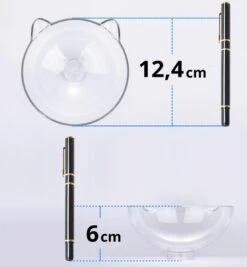 Behave Dubbele Voerbak - Drinkbak - Katten - Verstelbaar - Wit -Kattenspeelgoed Winkel 1110x1200