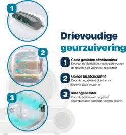 BOME Automatische Kattenbak - Zelfreinigende Kattenbak - Met App En Touchscreen - 65L -Kattenspeelgoed Winkel 1128x1200 2