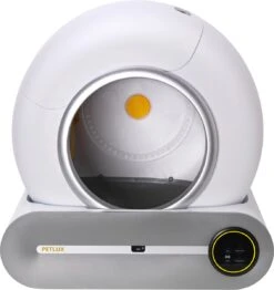 Merkloos Petlux® Zelfreinigende Automatische Kattenbak Met App En LED-Touch -Kattenspeelgoed Winkel 1131x1200