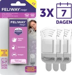 Feliway Help! Navulling 3x 48 Ml - 3x 7 Dagen - Kat - Tijdelijke Spannende Situaties Voor Je Kat -Kattenspeelgoed Winkel 1147x1200