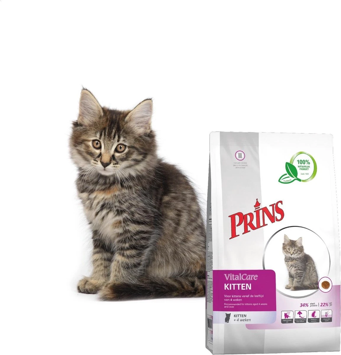 Prins VitalCare Kitten 10 Kg 5 Prins VitalCare Kitten 10 Kg - Afbeelding 3