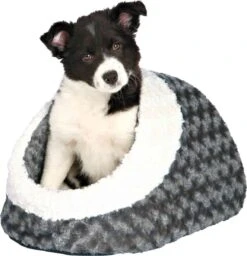 Trixie Kattenmand Iglo Kaline Grijs / Creme - 41X35X26 CM -Kattenspeelgoed Winkel 1157x1200 5