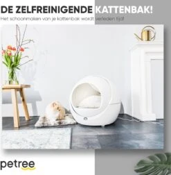 Petree Dome- Zelfreinigende Kattenbak - Automatisch - Katten - Anti-geur - 60 X 35 X 60 Cm -Kattenspeelgoed Winkel 1174x1200 4
