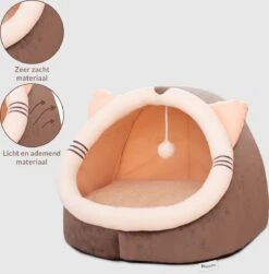 Kattenmand - Kattenhuis - Kattenbed - Kattenhangmat - Poezenmand - Kattenkussen - 40 Cm -Kattenspeelgoed Winkel 1181x1200 3