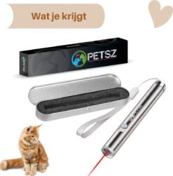 Laserpen - Kattenspeeltjes - Zaklamp - Kat - Laser - Kattenspeelgoed - RVS Opbergblikje -Kattenspeelgoed Winkel 1183x1200 9