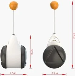 Balance Cat Toy - Katten Speelgoed - Intelligent - Draaiend Balletje Op Wielen - Balletje - Interactief Katten Speeltje - Kitten Bal -Kattenspeelgoed Winkel 1186x1200 14