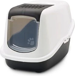 Savic Kattenbak Nestor - Kattenbak - Zwart/Wit - 56 X 39 X 38,5 -Kattenspeelgoed Winkel 1190x1200 6