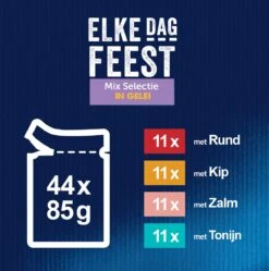 Felix Elke Dag Feest Mix Selectie In Gelei - Katten Natvoer - 44 X 85g -Kattenspeelgoed Winkel 1191x1200 3