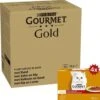 Gourmet Gold Fijne Hapjes In Saus - Kattenvoer Natvoer - Vis/Vlees - 96 X 85 Gr -Kattenspeelgoed Winkel 1195x1200 1