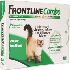 Frontline Combo Anti Vlooienmiddel En Tekenmiddel Kat - 3 Pipetten -Kattenspeelgoed Winkel 1196x1200