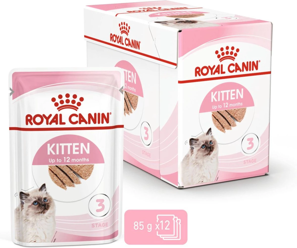 Royal Canin Kitten Loaf - Kitten-Kattenvoer - 12x85 G 5 Royal Canin Kitten Loaf - Kitten-Kattenvoer - 12x85 G - Afbeelding 3