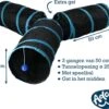 Adori Katten Tunnel 3 Gangen - Kattenspeelgoed - Ø25x50 Cm Zwart -Kattenspeelgoed Winkel 1200x1029