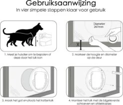 Kattenluik Voor Deur - Rond - Met Lock Functie 19x 19cm - Wit - Deurluik Voor Kat - Huisdierluik 13 Kattenluik Voor Deur - Rond - Met Lock Functie 19x 19cm - Wit - Deurluik Voor Kat - Huisdierluik -Kattenspeelgoed Winkel 1200x1032 2