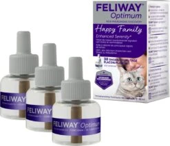 Feliway Optimum - Navulling 3-Pack - 3x Flacon 48 Ml - Anti-stress Kat -Kattenspeelgoed Winkel 1200x1033