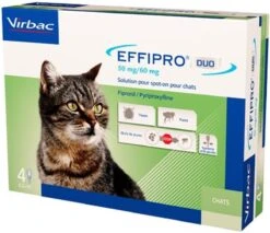 Virbac Effipro DUO Spot-On Kleine Kat (1 T/m 6 Kg) - 4 Pipetten -Kattenspeelgoed Winkel 1200x1037
