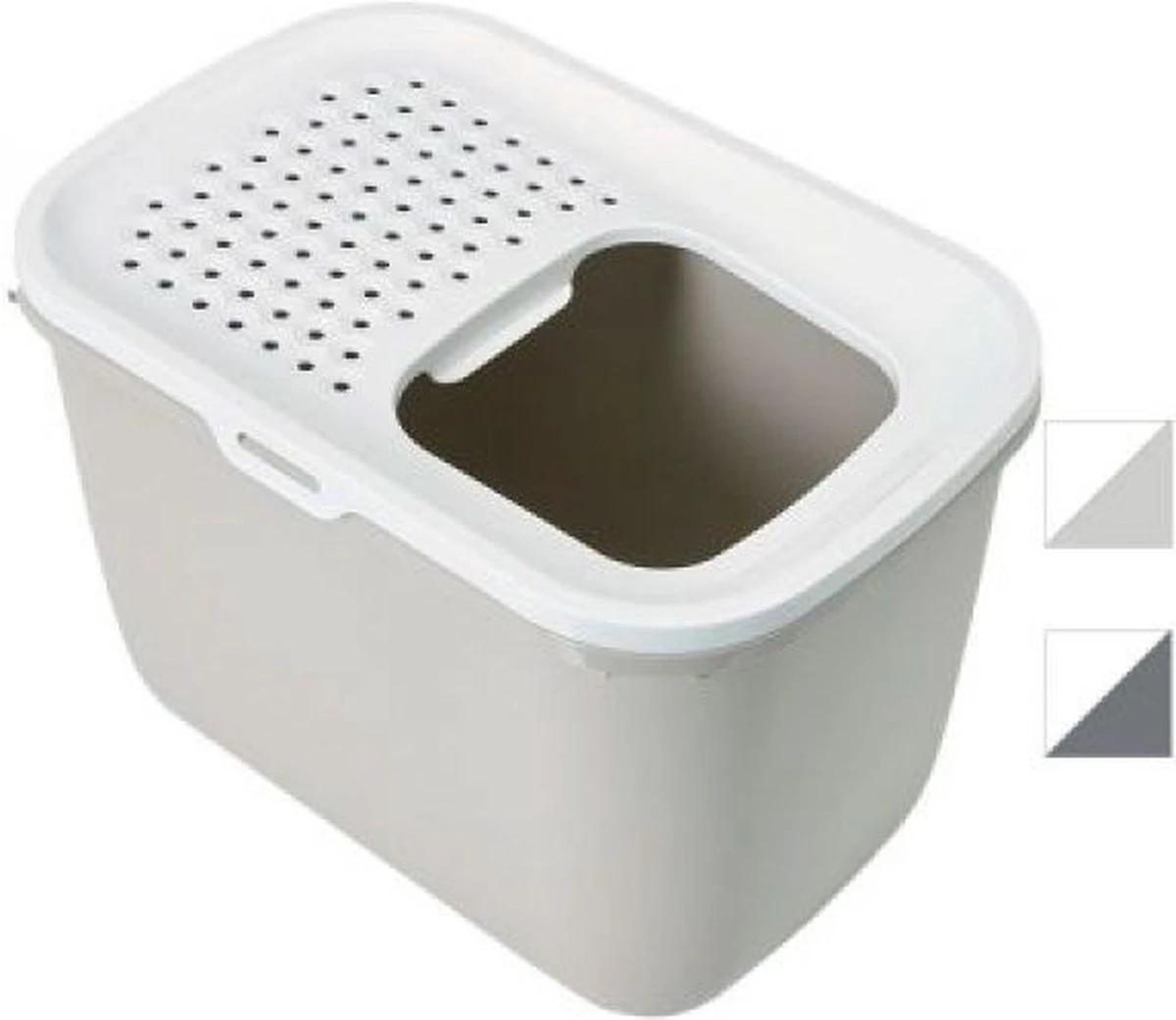 Savic Hop In - Kattenbak - Grijs - 58,5 X 39 X 39,5 Cm 12 Savic Hop In - Kattenbak - Grijs - 58,5 X 39 X 39,5 Cm - Afbeelding 11