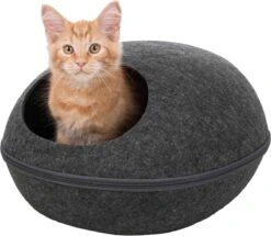 Trixie Relax Iglo Liva Antraciet - 40X24X47 CM -Kattenspeelgoed Winkel 1200x1046 2