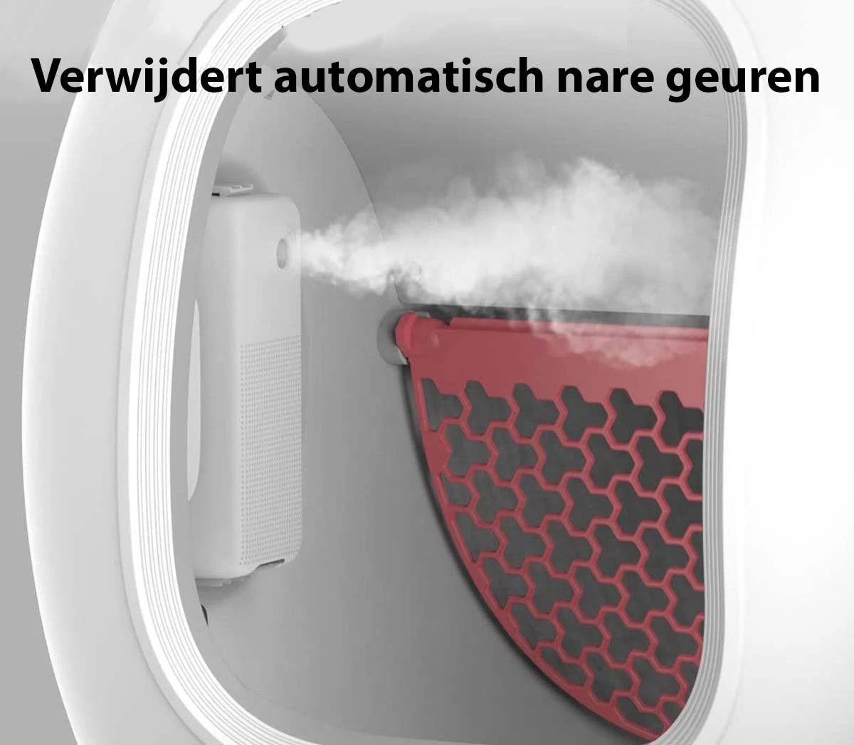 PETKIT® Pura MAX – Automatische Kattenbak – Elektrisch – Kattenbak Zelfreinigend – Bedienen Via De App 12 PETKIT® Pura MAX – Automatische Kattenbak – Elektrisch – Kattenbak Zelfreinigend – Bedienen Via De App - Afbeelding 10