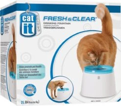 Catit Fresh And Clear - Drinkfontein Kat - Blauw /Wit - 2 L -Kattenspeelgoed Winkel 1200x1052 1