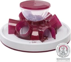 TRIXIE Kattenspeelgoed Tunnel Feeder Strategiespel - Blauw -Kattenspeelgoed Winkel 1200x1052 2