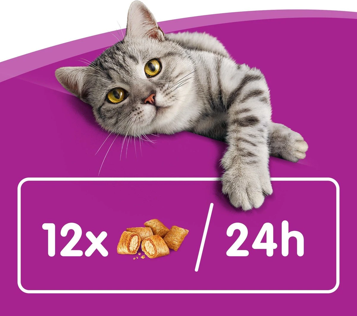 Whiskas Temptations Kattensnacks - Kip En Kaas - 8 X 60 Gr 7 Whiskas Temptations Kattensnacks - Kip En Kaas - 8 X 60 Gr - Afbeelding 5