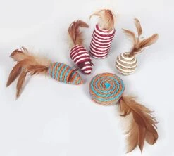 Make Life Beautiful® - Kattenspeeltjes Set - 7-delig - Kattenspeelgoed - Kattenhengel - Speelmuisjes - Kattenspeelgoed Set -Kattenspeelgoed Winkel 1200x1077 3