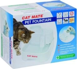 Cat Mate - Waterfontein Kat - Kattenfontein - Drinkfontein Kat - Fluisterstil - Poezen Fontein - Dieren Drinkbakken - Honden Fontein - 2 L -Kattenspeelgoed Winkel 1200x1081 1