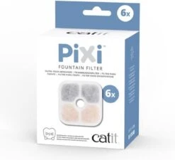 Catit Pixi Fountain Filter Cartridge - Kattendrinkbak - 6 Stuks -Kattenspeelgoed Winkel 1200x1091 2