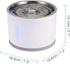 Merkloos Drinkfontein Voor Hond En Kat - RVS Waterbak - Dieren Drinkbak - Vers Water Fontein - Drinkfontein Katten- 3 Standen - 2.4 Liter - Incl. 1 Koolstoffilter 15 Merkloos Drinkfontein Voor Hond En Kat - RVS Waterbak - Dieren Drinkbak - Vers Water Fontein - Drinkfontein Katten- 3 Standen - 2.4 Liter - Incl. 1 Koolstoffilter -Kattenspeelgoed Winkel 1200x1092