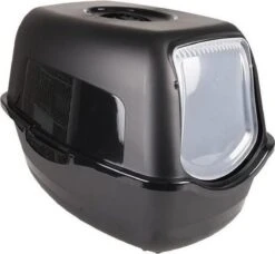 Kattenbak Lexie Zwart - Zwart - 39 X 56 X 39.5 Cm -Kattenspeelgoed Winkel 1200x1108 2