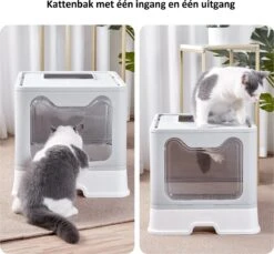 LooMar Kattenbak Groot - Kattenbak XXL - Kattenbak Grote Katten - Opvouwbaar - Grijs -Kattenspeelgoed Winkel 1200x1112 1
