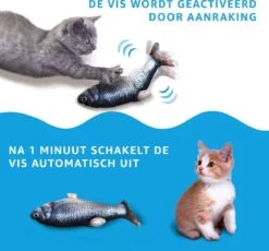 TwinQ Dansende Vis - Bewegende Vis Met Kattenkruid - Kattenspeeltjes - USB Oplaadbaar - Speelgoed Voor Katten - Incl. Kattenlampje -Kattenspeelgoed Winkel 1200x1116 10