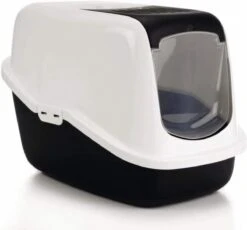 Savic Kattenbak Nestor - Kattenbak - Zwart/Wit - 56 X 39 X 38,5 -Kattenspeelgoed Winkel 1200x1116 8