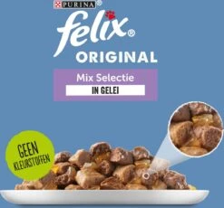 Felix Original Mix Selectie In Gelei - Katten Natvoer - 44 X 85g 11 Felix Original Mix Selectie In Gelei - Katten Natvoer - 44 X 85g -Kattenspeelgoed Winkel 1200x1118
