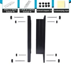 Gluxury Kattenluik Zwart Met Tunnel - 4 Vergrendelingsstanden - Weerbestendig - Binnen En Buiten - Maat L - Nederlandse Handleiding -Kattenspeelgoed Winkel 1200x1118 7