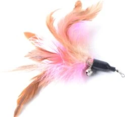 FUZLY - Kattenspeelgoed - Hengel Met Veer - Hengel Met 5 Opzetstukjes - Kattenspeeltjes - Bewegend Kattenspeelgoed- Kattenspeeltjes Intelligentie - Kattenhengel - Kattenspeeltje Interactief -Kattenspeelgoed Winkel 1200x1119