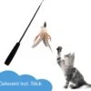 Katten Speeltjes Katten Speelgoed Kattenspeeltjes Katten Hengel Veertje Incl. Hengel – Bruin -Kattenspeelgoed Winkel 1200x1125 8